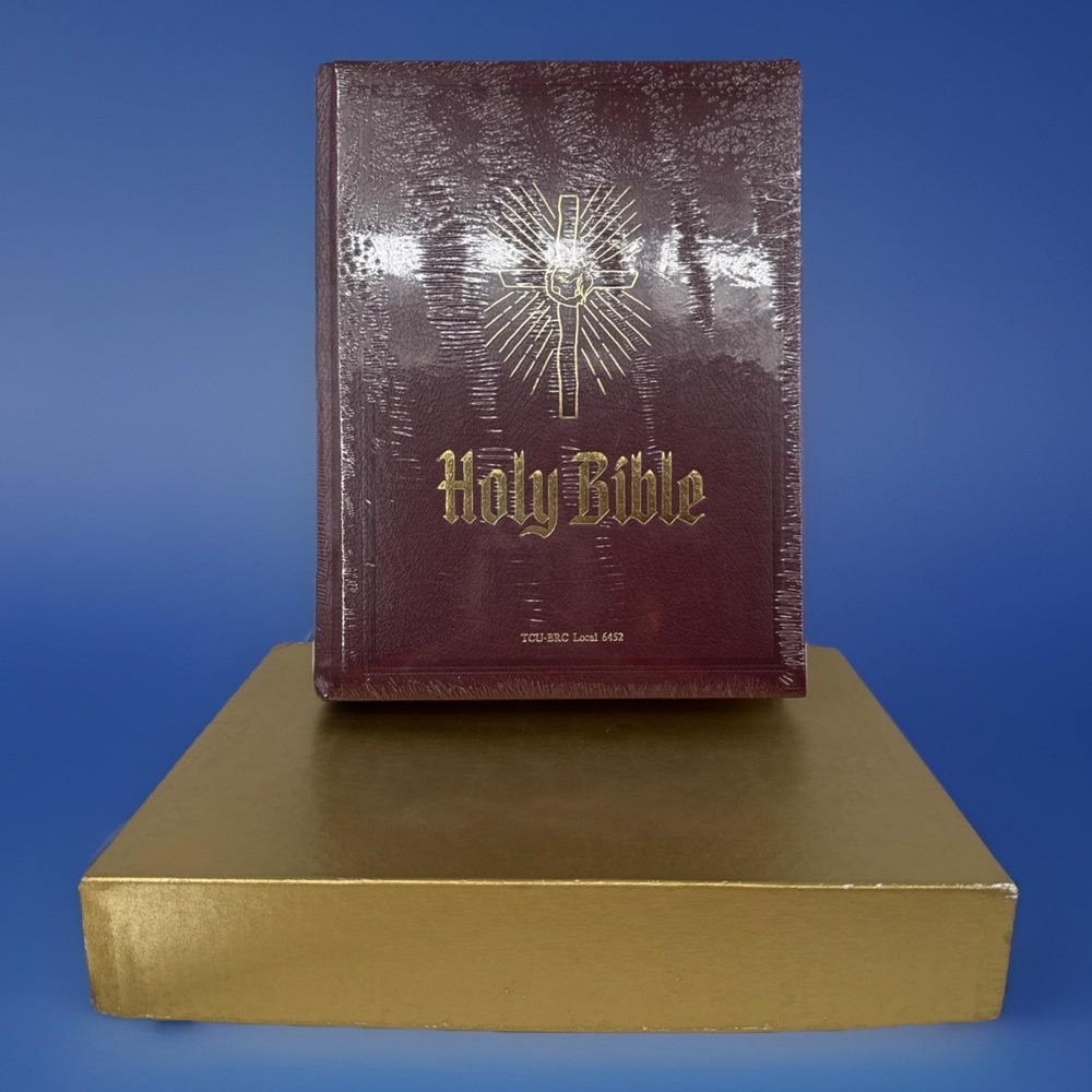 Heirloom Holy Bible From TCU-BRC Local 6452 New & Sealed In Box Railroad Union